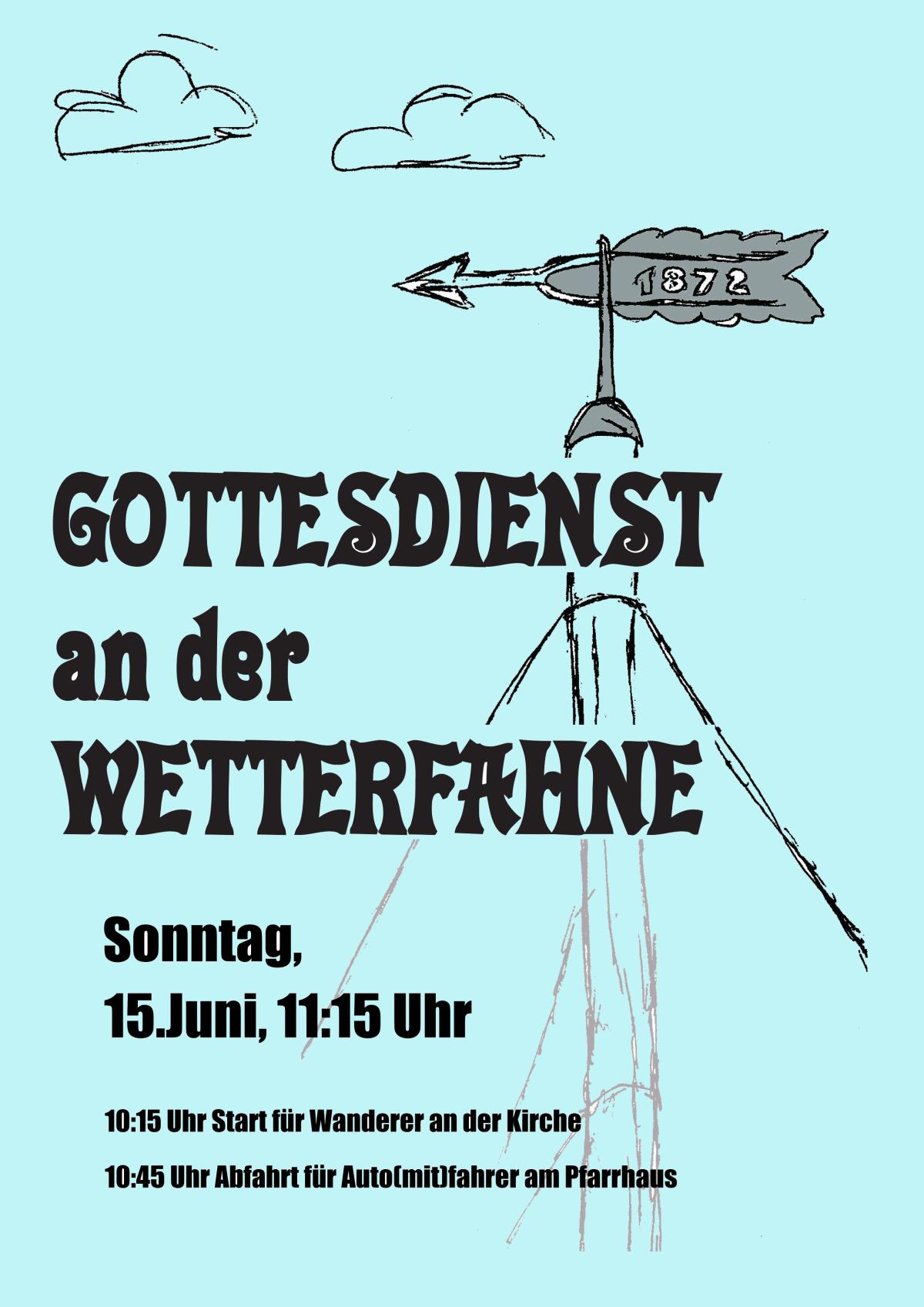 Wetterfahne | Foto: Kirchengemeinde Wetterfahne | Foto: Kirchengemeinde