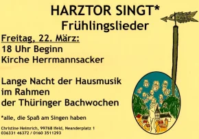 Harztor singt 23.März